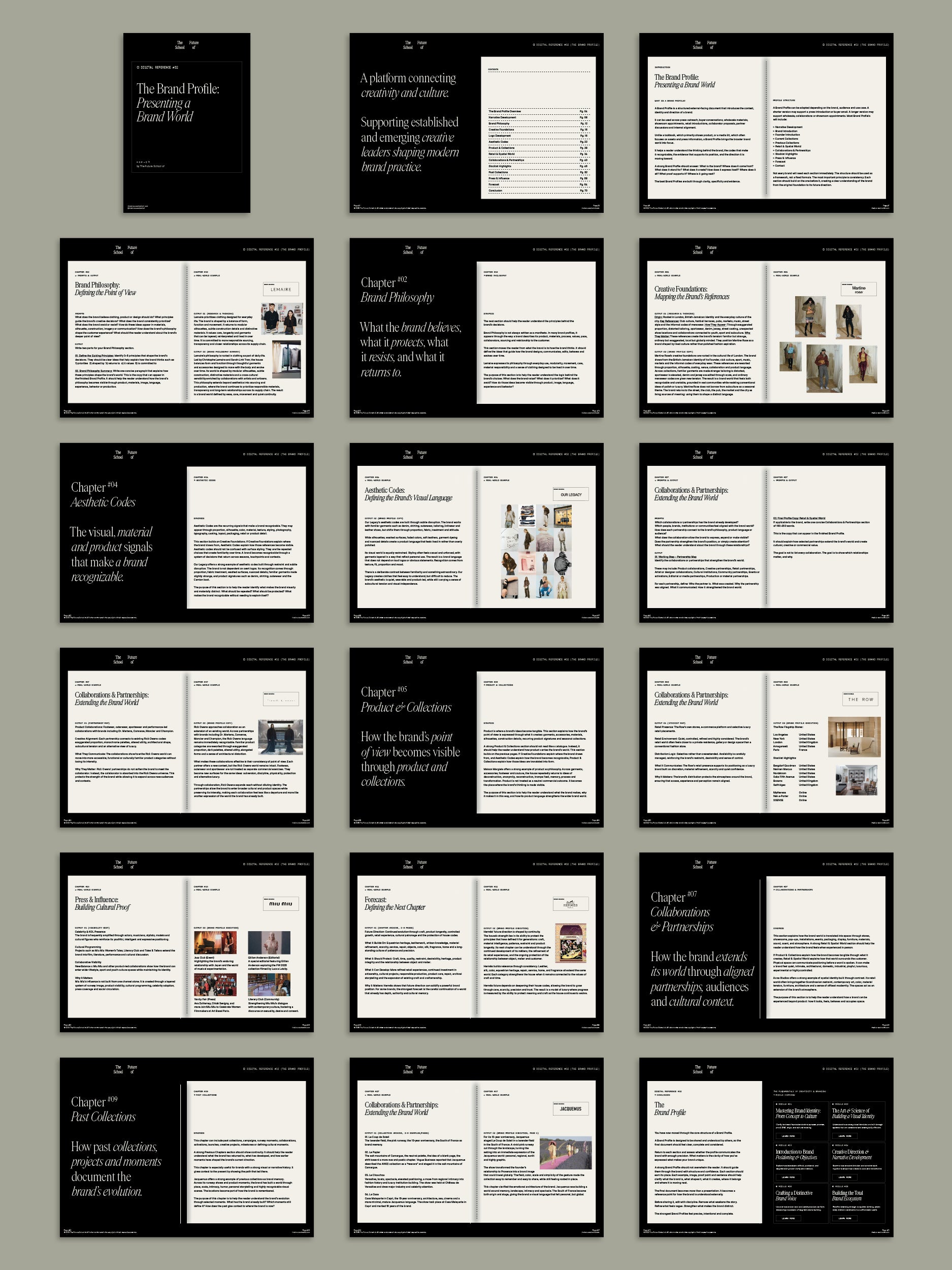 Reference Set: The Brand Book + The Brand Profile