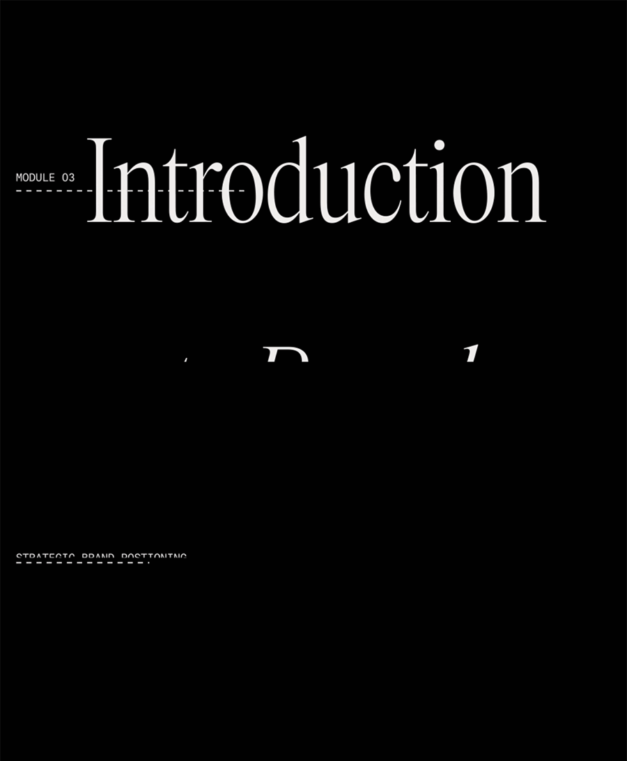 Introduction to Brand Positioning & Objectives